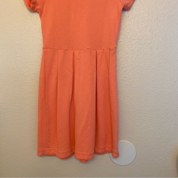 Crewcuts J Crew Girls orange cozy t Shirt Dress necklace embellishment 12 - Picture 5 of 10